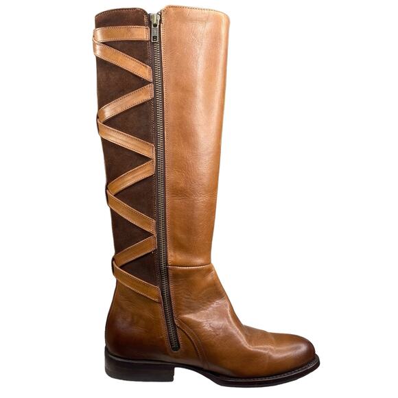 NWT FRYE Women's Jordan Brown Strappy Riding Boot Size US  7 - Picture 4 of 13